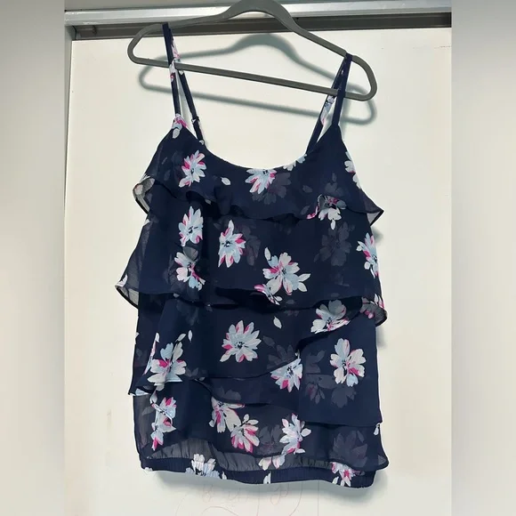 Torrid Navy Floral Layered Camisole - Picture 1 of 1